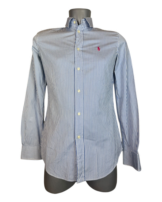 Polo Ralph Lauren Bluse blau weiß gestreift Größe M
