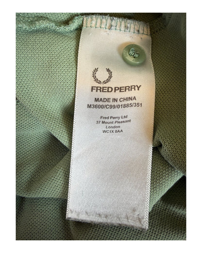 Fred Perry Poloshirt grün Größe L