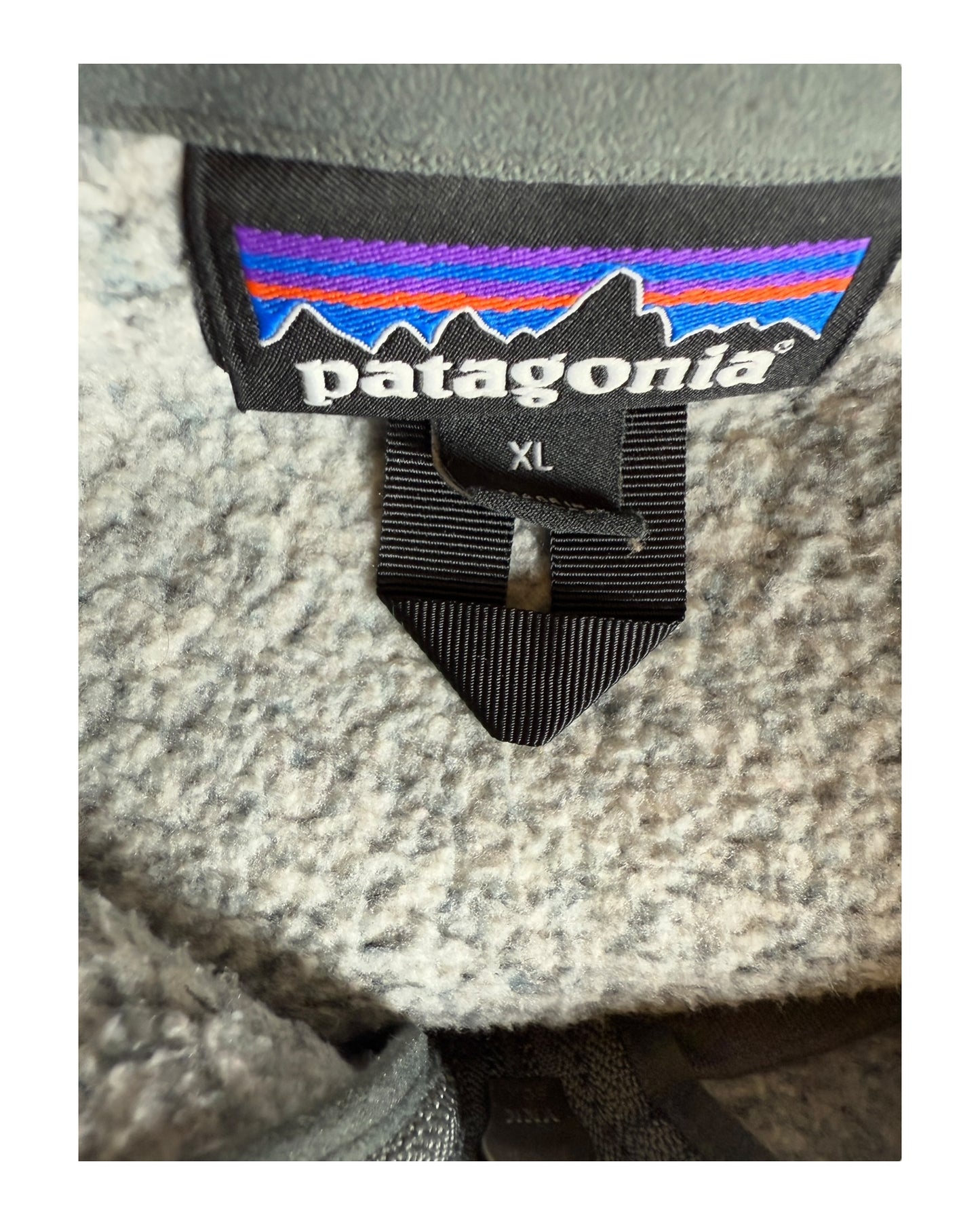 Patagonia Fleece Half Zip Pullover grau Größe XL