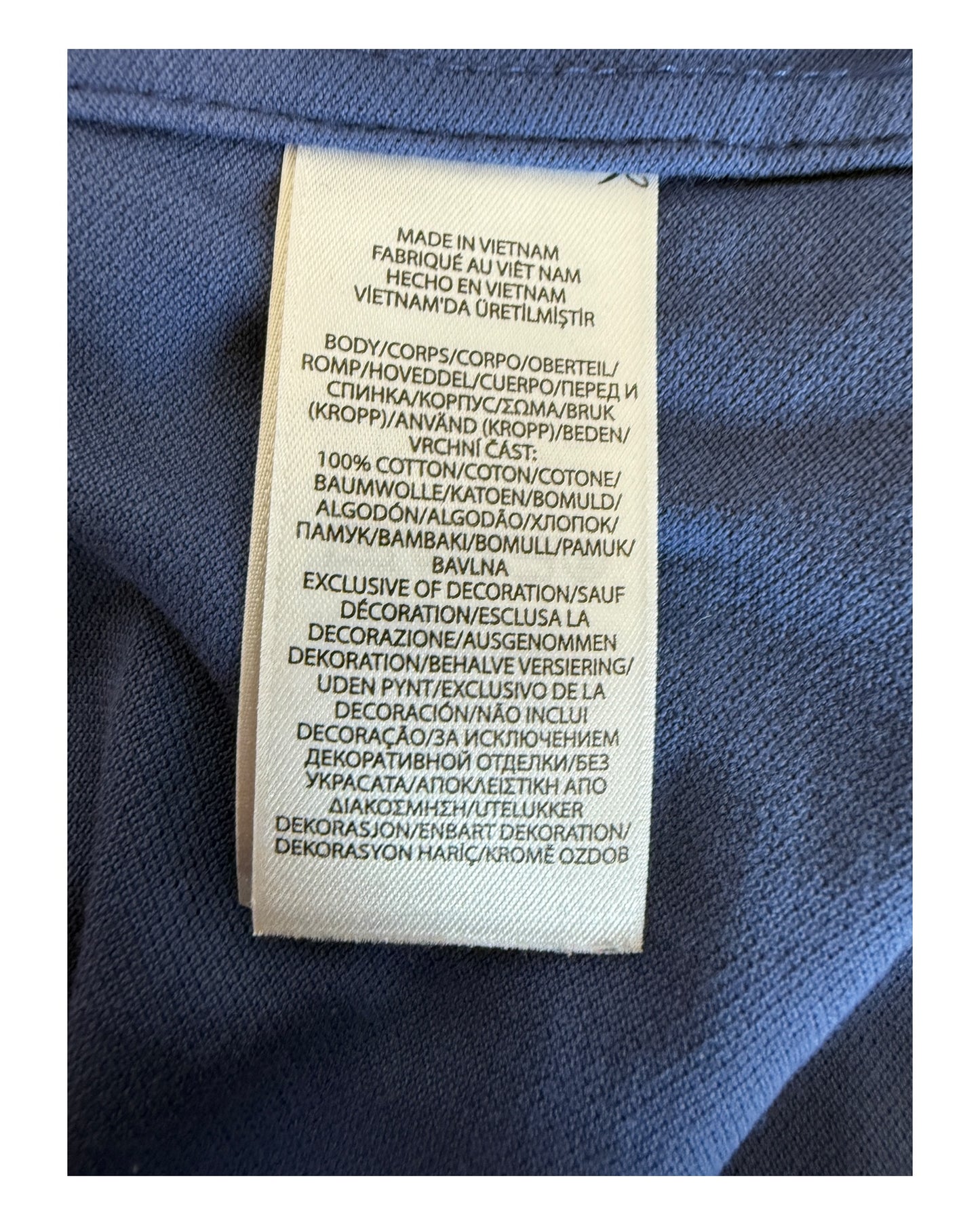 Polo Ralph Lauren Knit Oxford Bluse marineblau Größe S