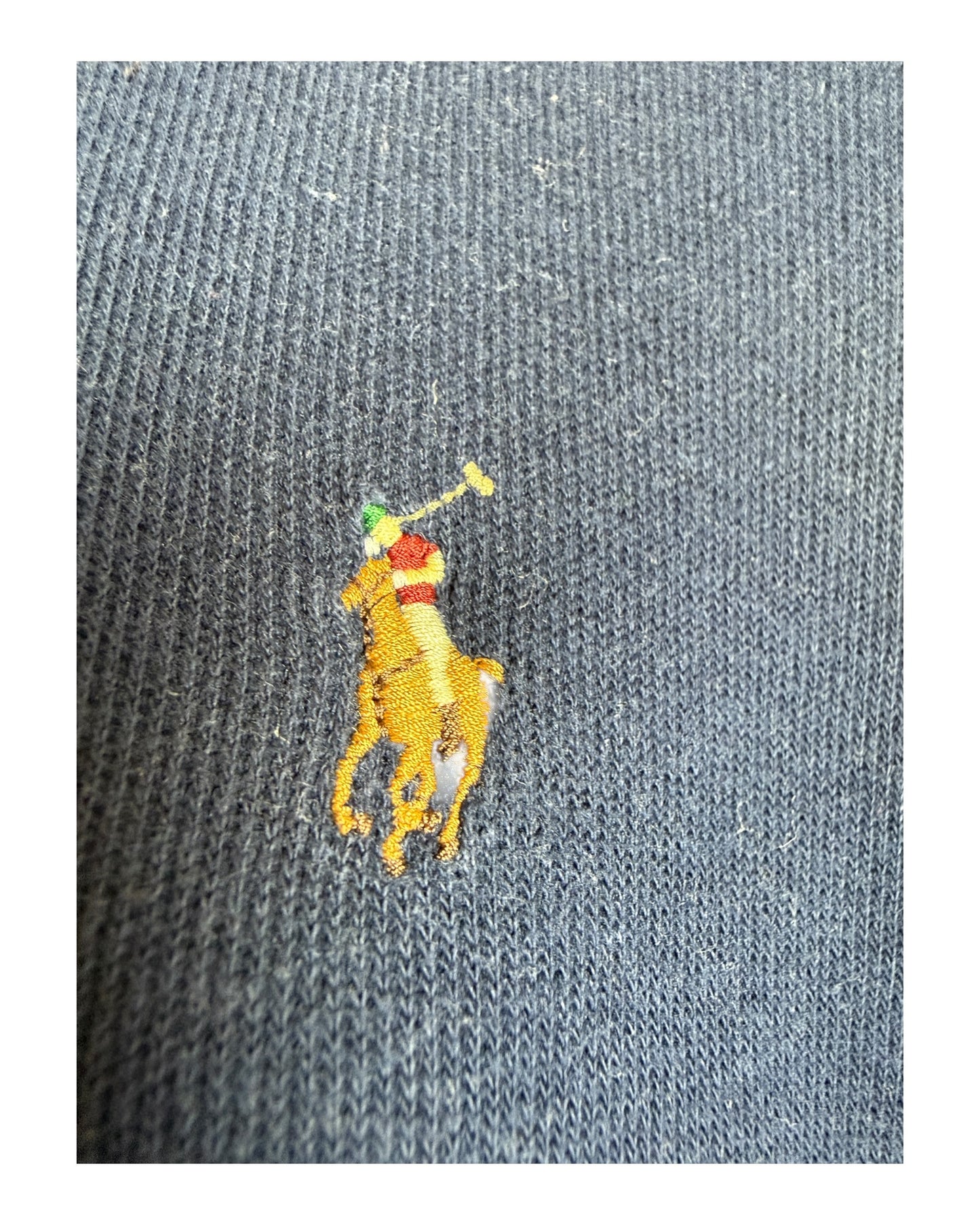 Polo Ralph Lauren Half Zip Pullover marineblau Größe M