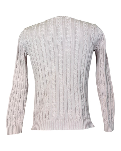 Polo Ralph Lauren Zopfmuster Pullover rosa Größe S