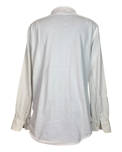 Polo Ralph Lauren Knit Oxfordhemd weiß Größe L