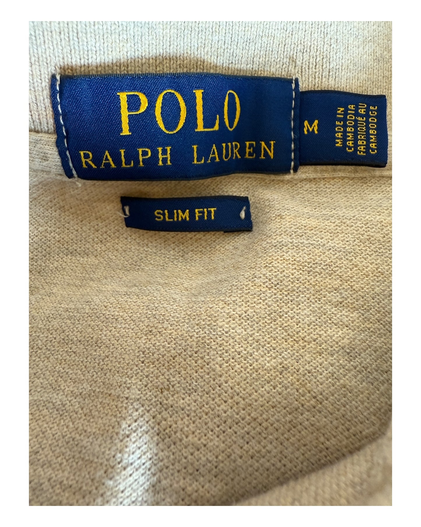 Polo Ralph Lauren Poloshirt beige Größe M