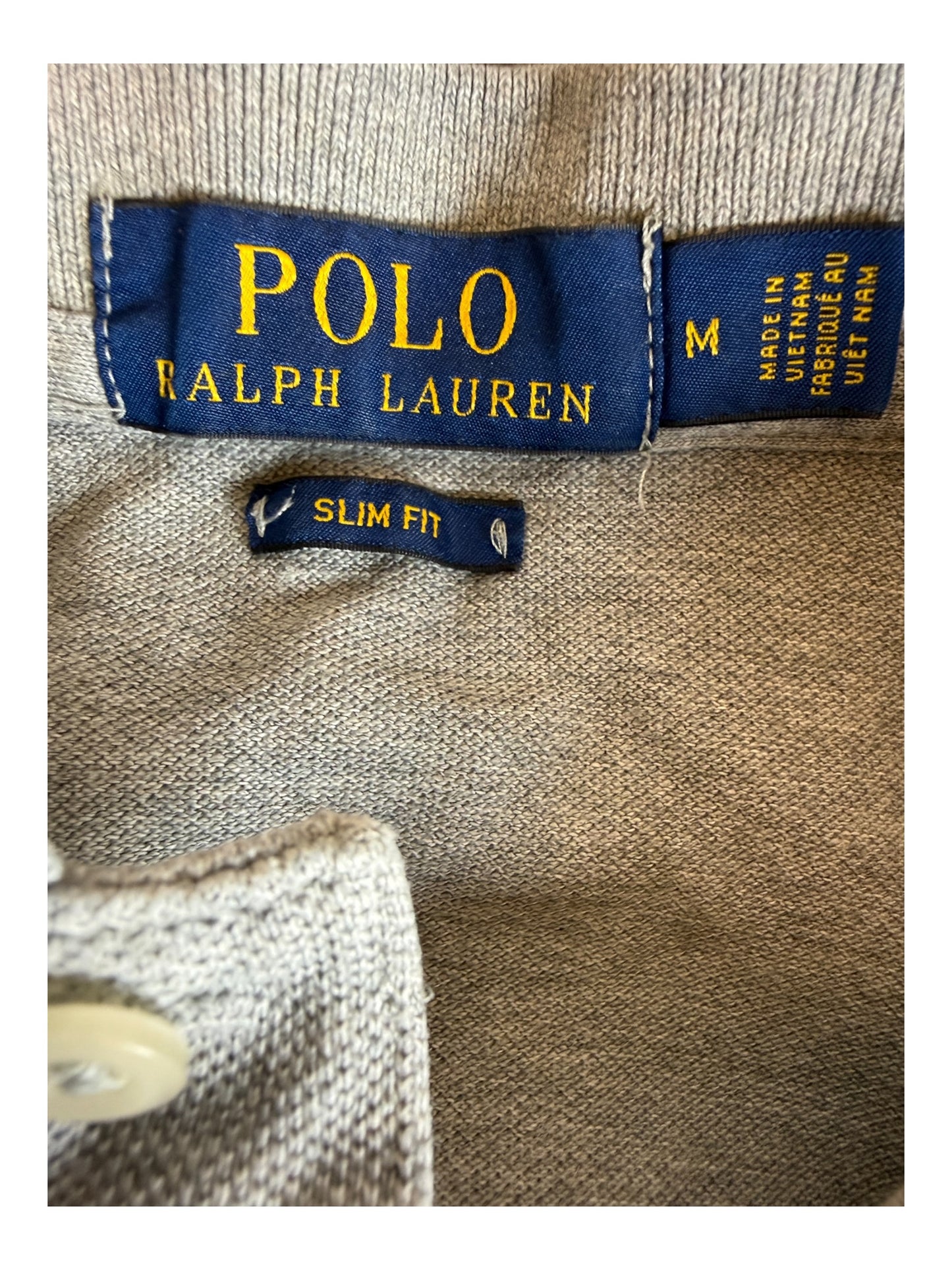 Polo Ralph Lauren Poloshirt grau Größe M