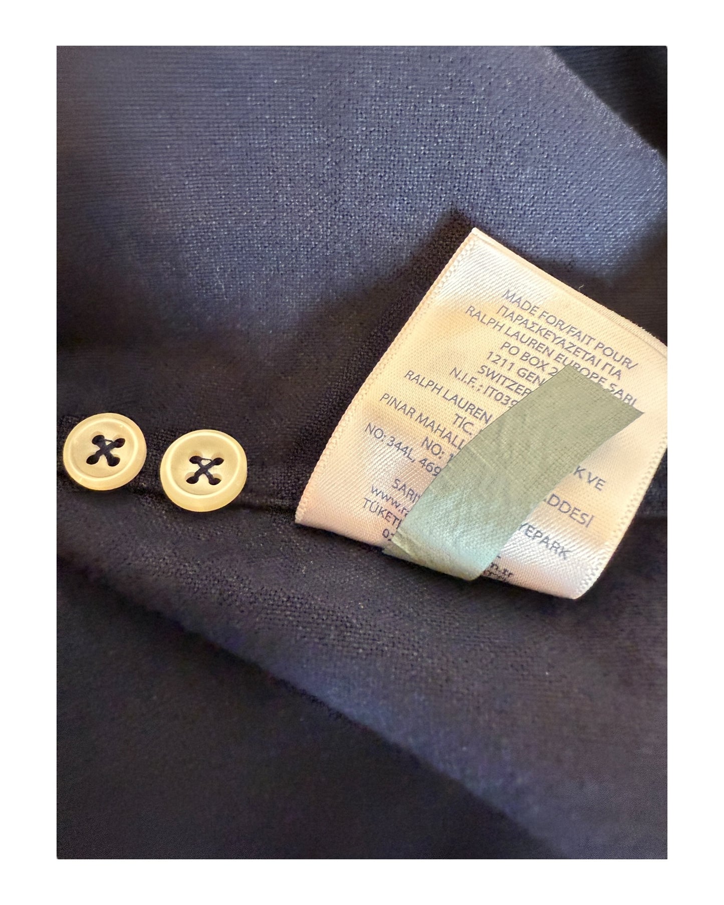 Polo Ralph Lauren Hemd marineblau Größe M