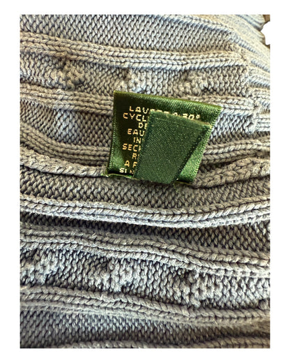 Polo Ralph Lauren Zopfmuster Pullover blau Größe M