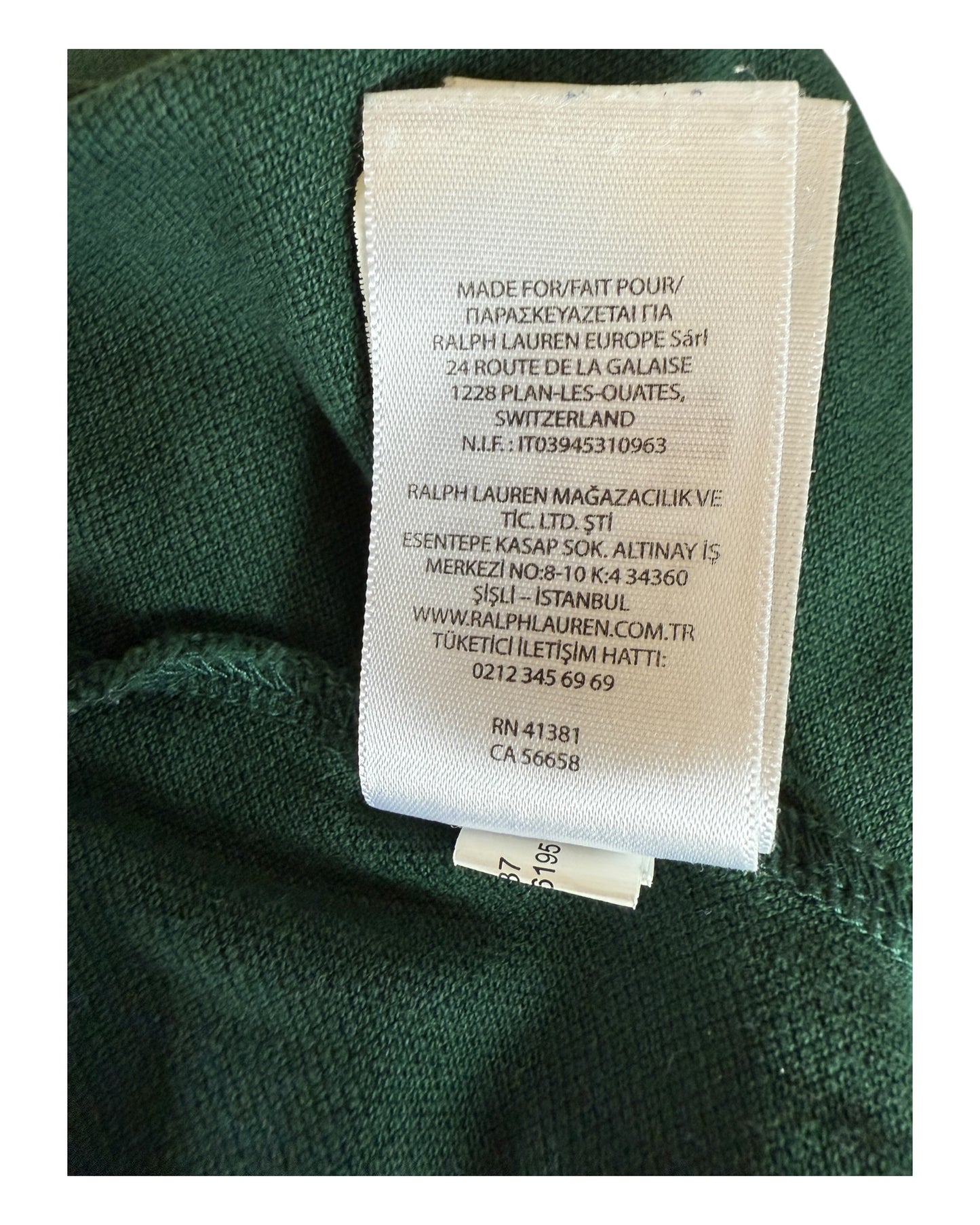 Polo Ralph Lauren Poloshirt dunkelgrün Größe M