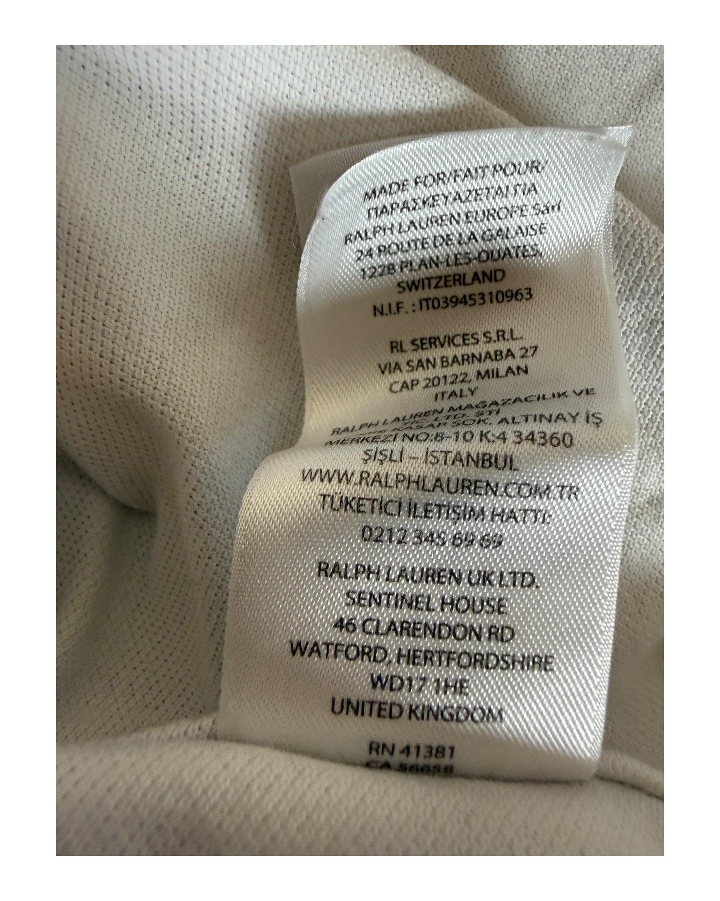 Polo Ralph Lauren Knit Oxfordhemd weiß Größe M