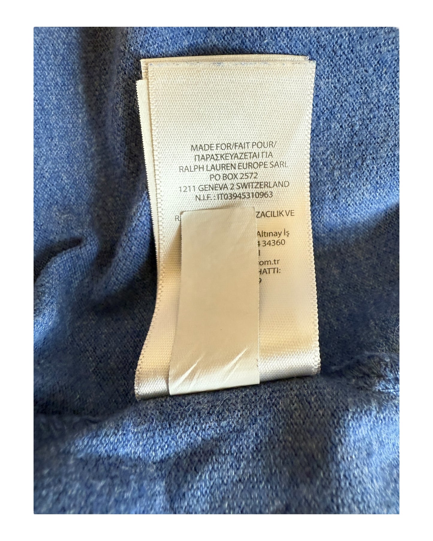 Polo Ralph Lauren Poloshirt blau Größe L
