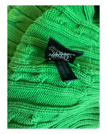 Polo Ralph Lauren Zopfmuster Pullover grün Größe S