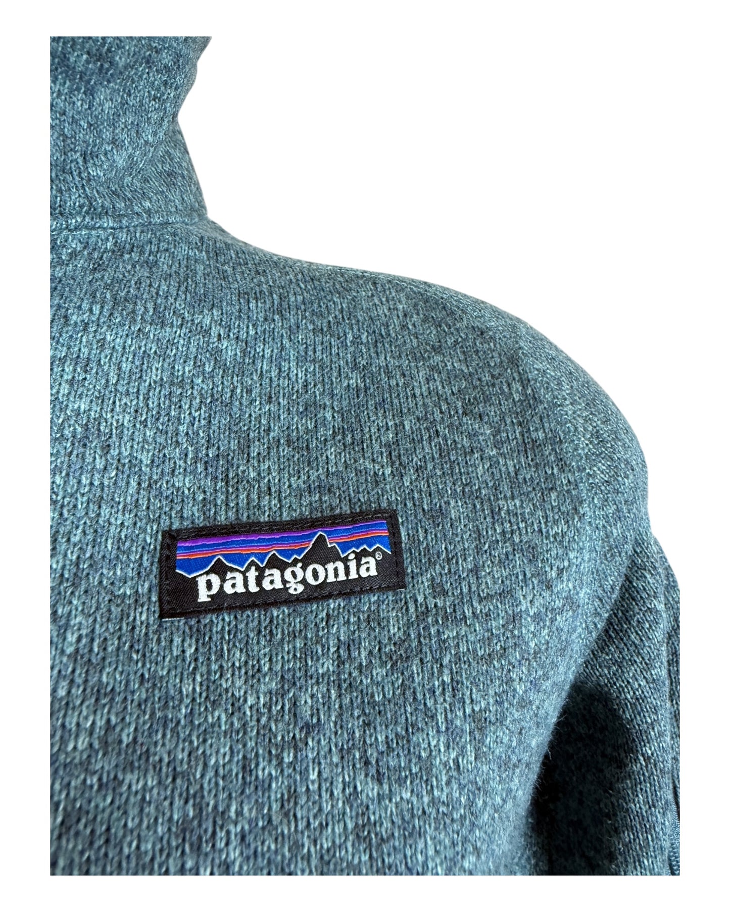 Patagonia Fleece Jacke kobaltgrün Größer M