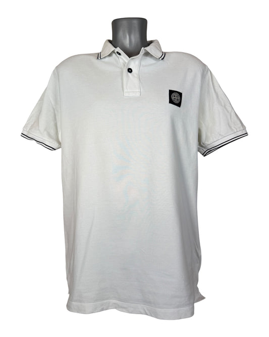 Stone Island Poloshirt weiß Größe XL