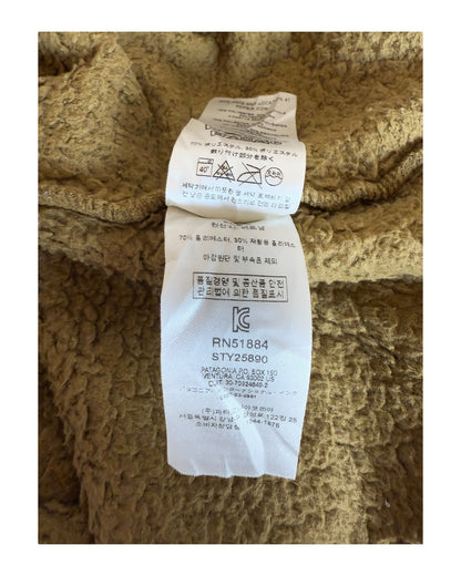 Patagonia Fleece Half Zip Pullover ocker Größe L