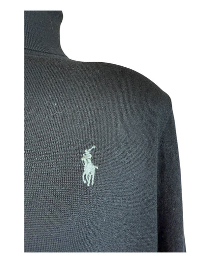 Polo Ralph Lauren Rollkragenpullover schwarz Größe L