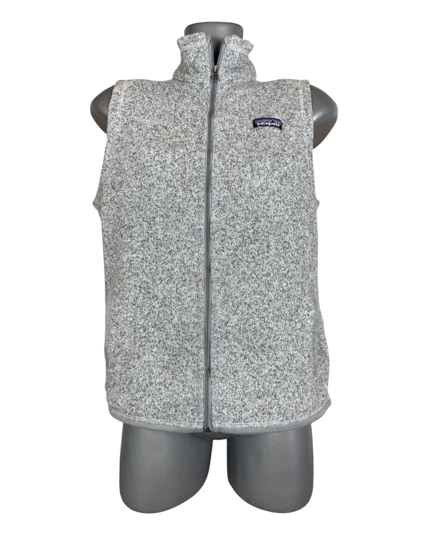 Patagonia Fleece Weste grau Größe L