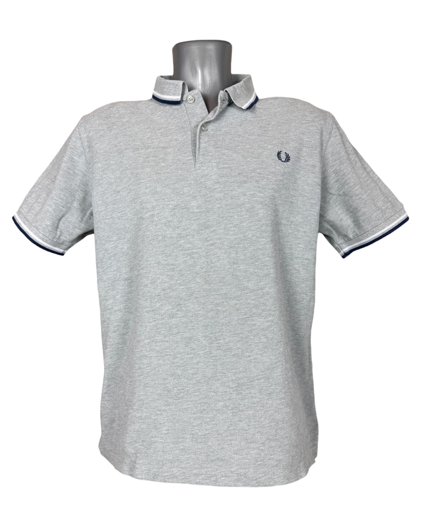 Fred Perry Poloshirt grau Größe L