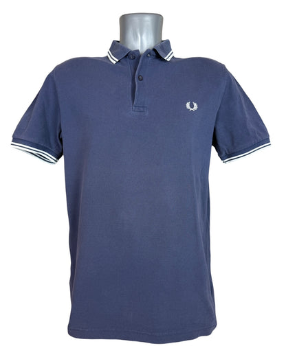 Fred Perry Poloshirt marineblau Größe M