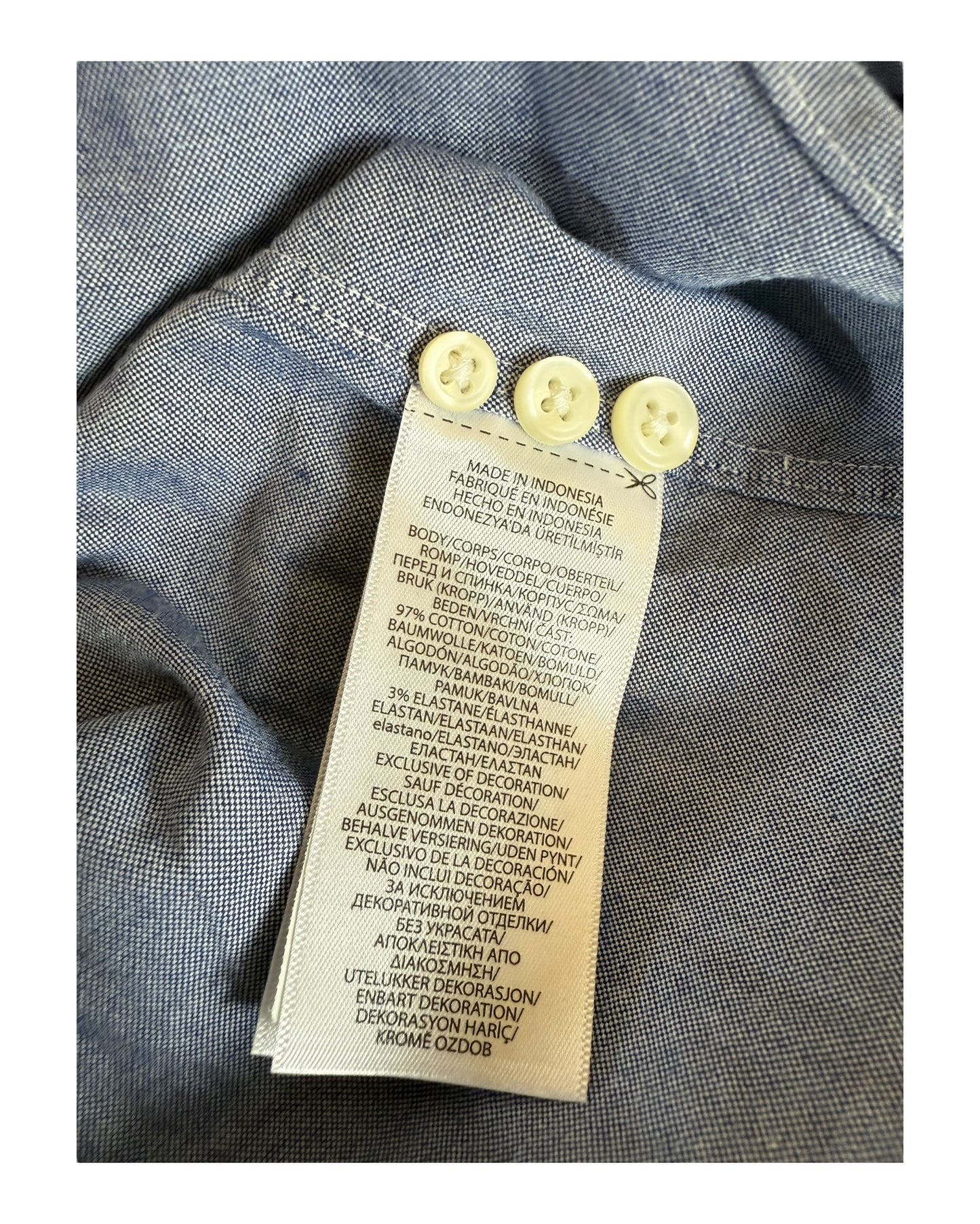 Polo Ralph Lauren Hemd blau Größe M