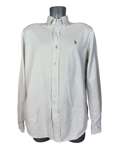 Polo Ralph Lauren Knit Oxfordhemd weiß Größe M