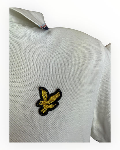 Lyle and Scott Poloshirt weiß Größe M