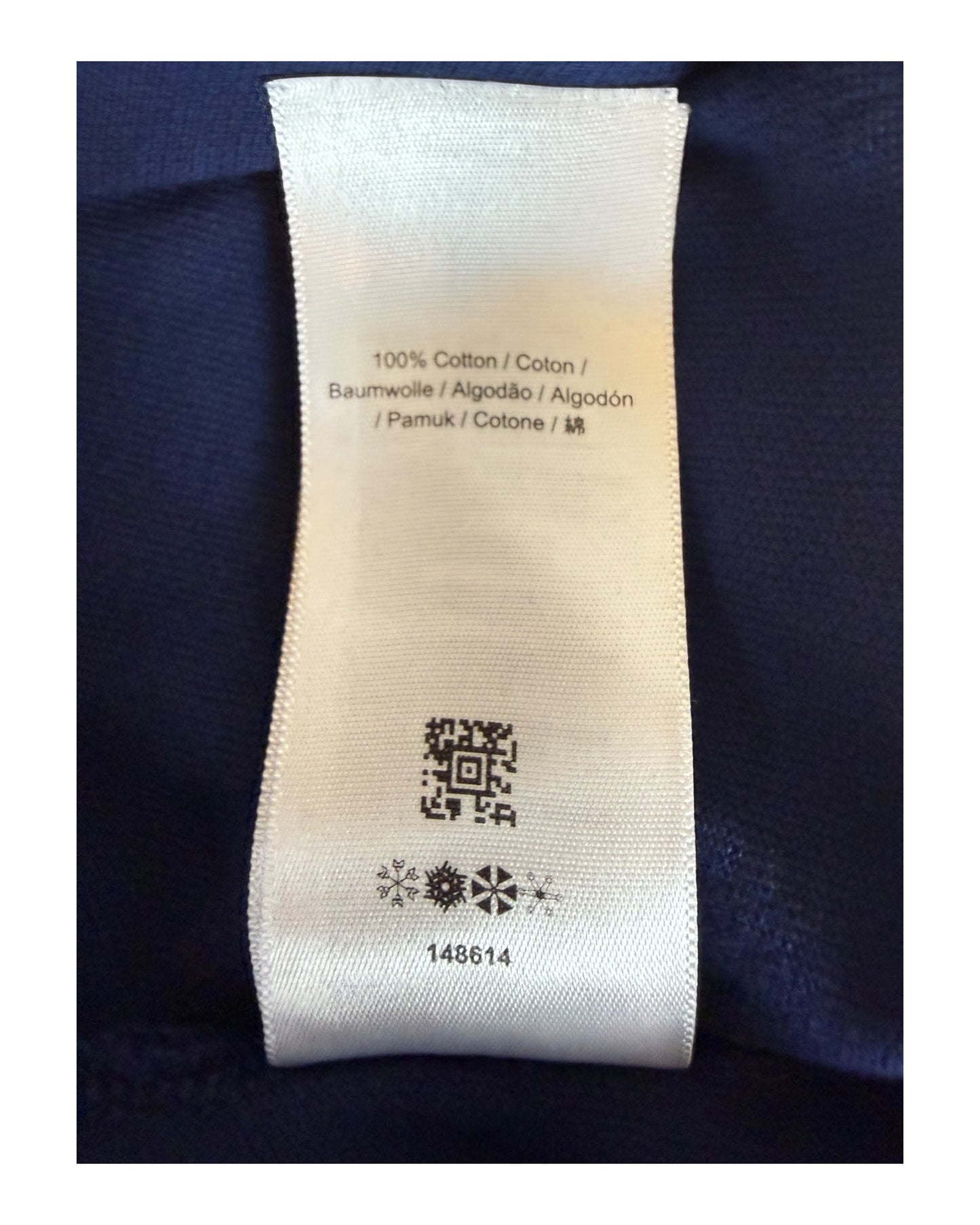 Fred Perry Poloshirt blau Größe M
