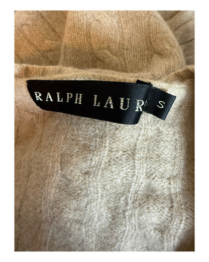 Polo Ralph Lauren Zopfmuster Pullover beige Größe S