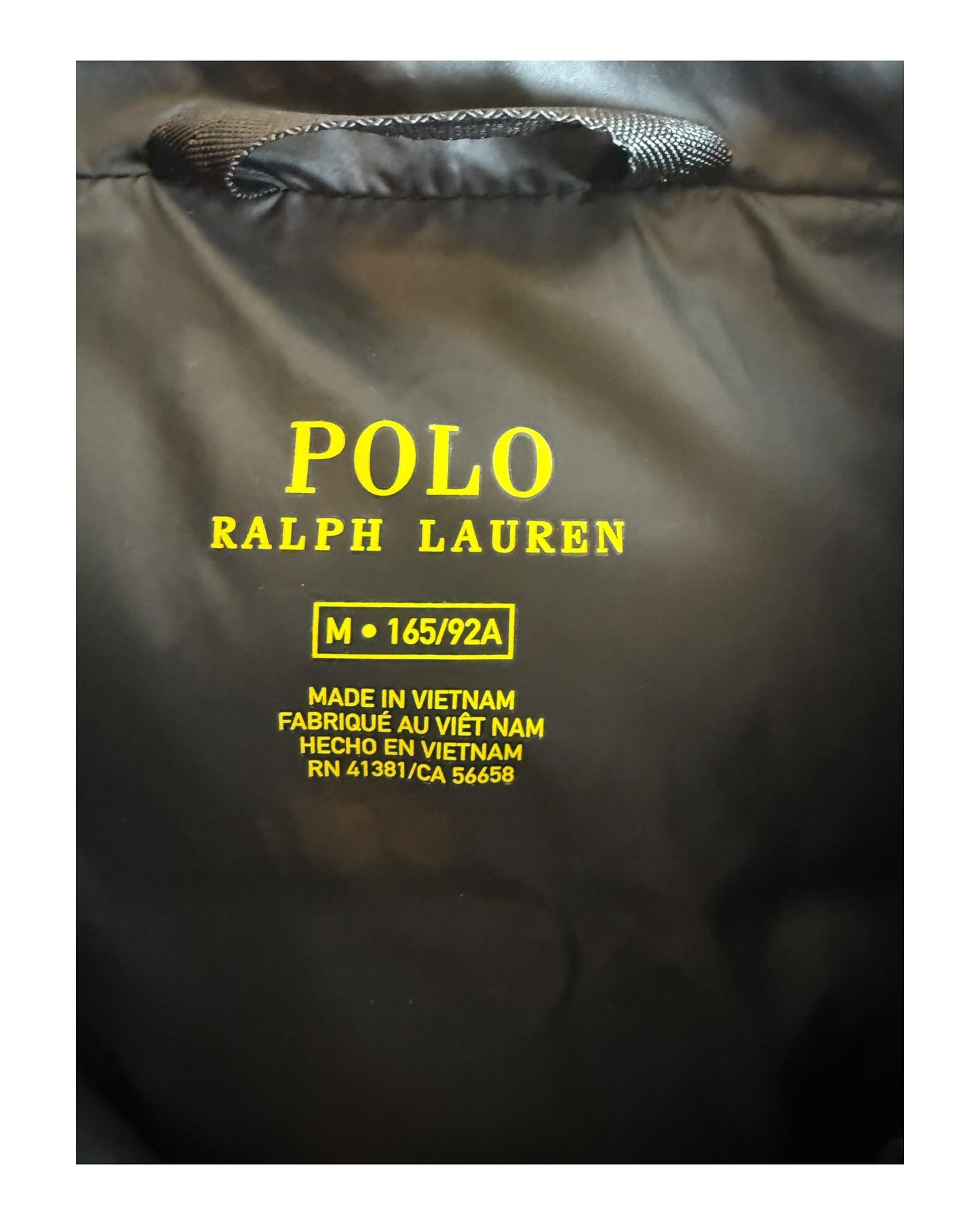 Polo Ralph Lauren Daunenweste schwarz Größe M