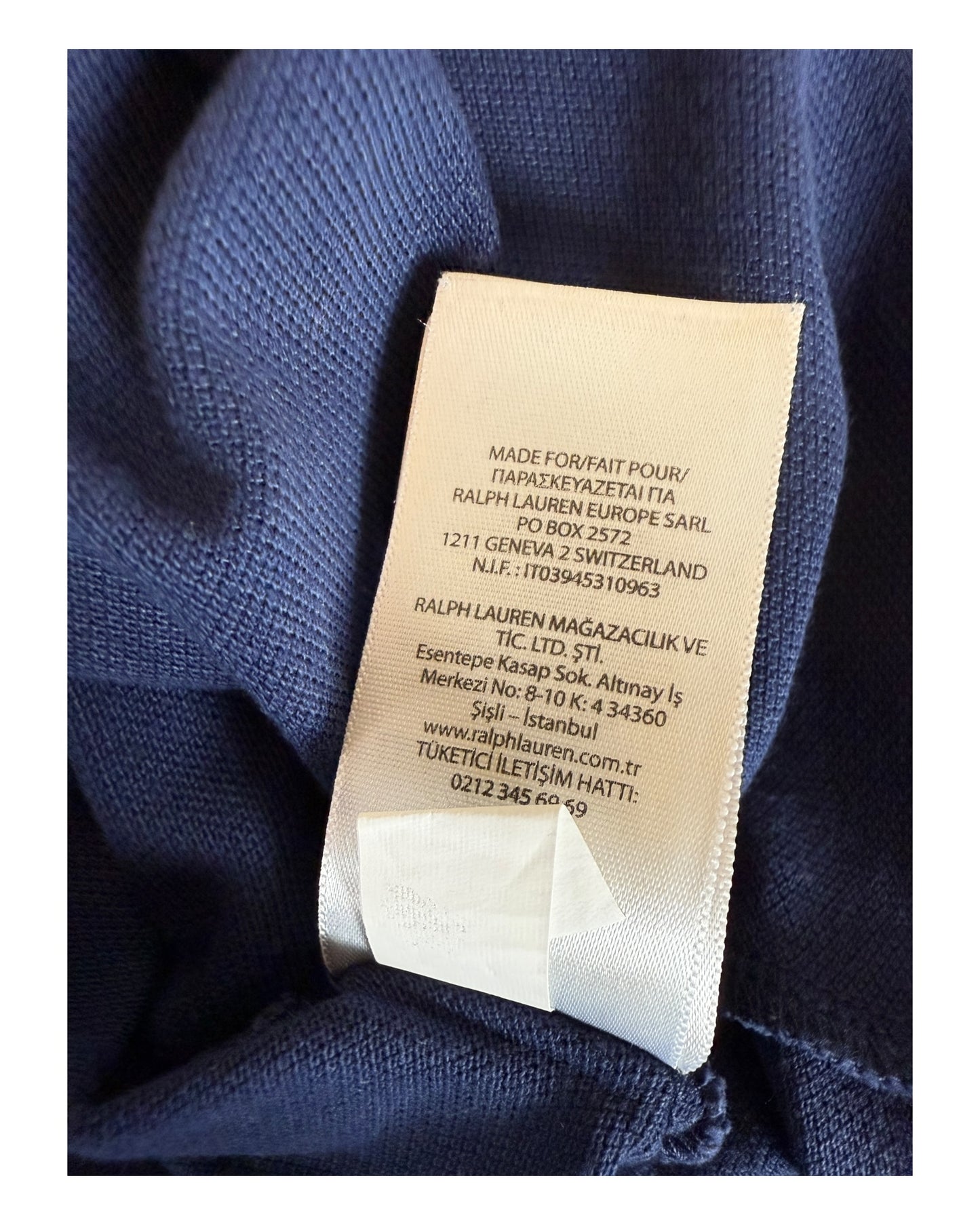 Polo Ralph Lauren Poloshirt marineblau Größe M