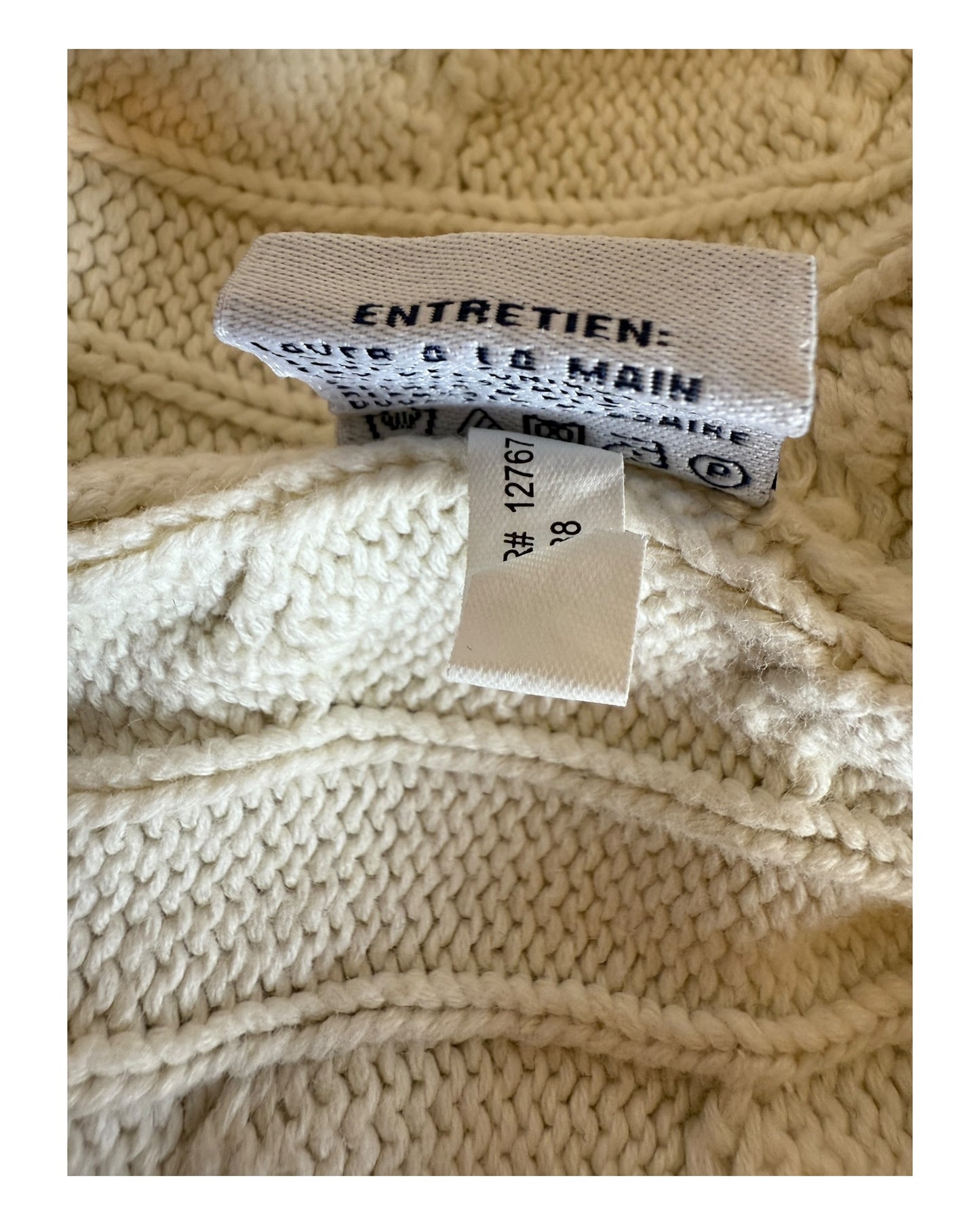 Polo Ralph Lauren Rollkragenpullover weiß Größe XL