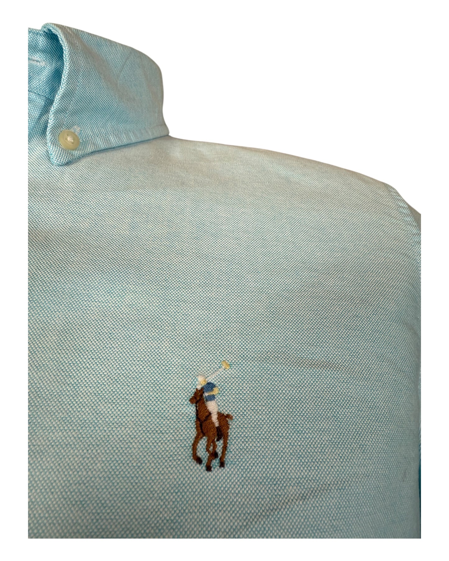 Polo Ralph Lauren Oxford Bluse türkis Größe M
