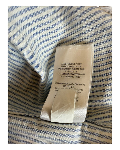Polo Ralph Lauren Oxfordhemd hellblau weiß gestreift Größe L