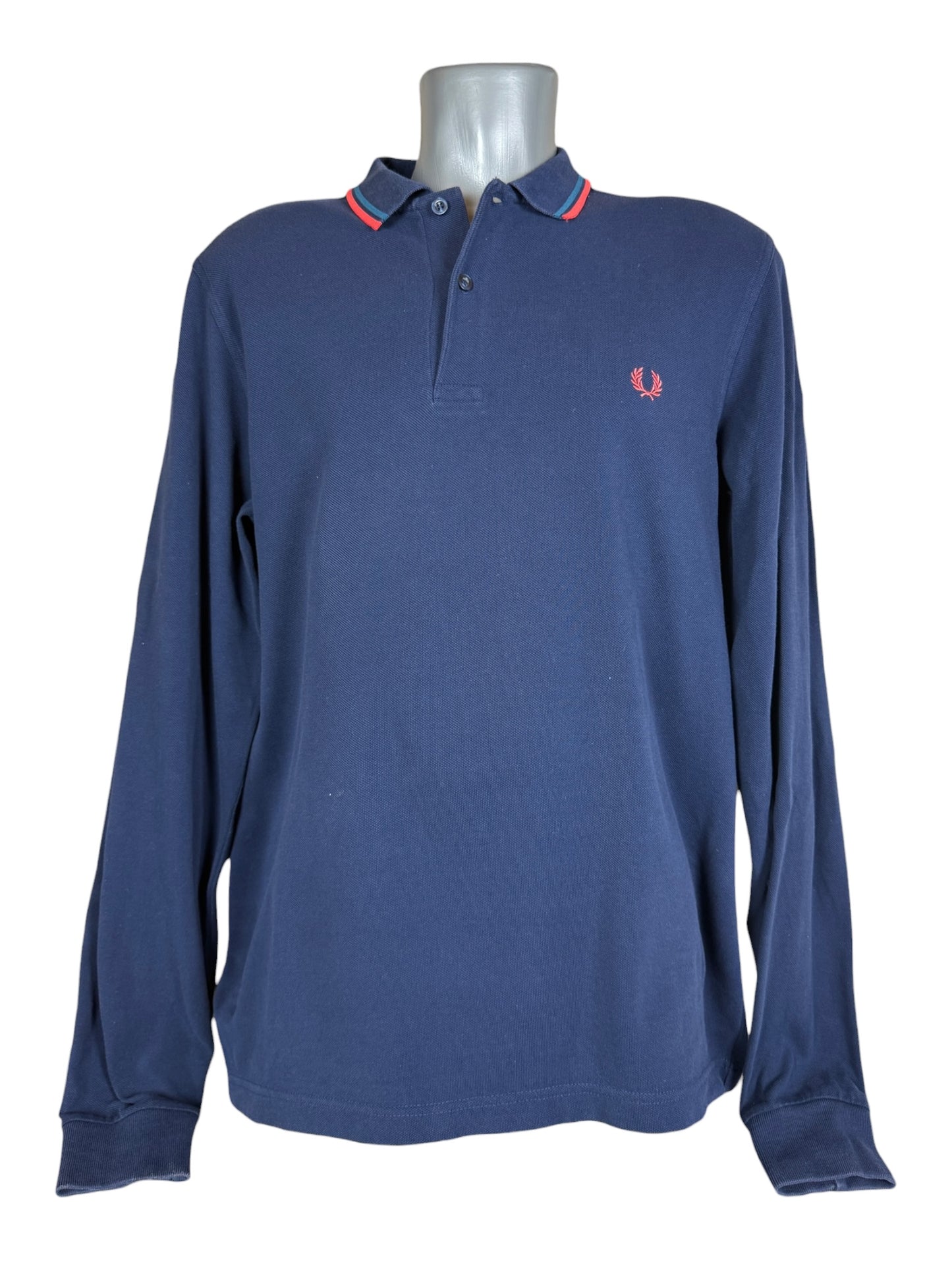 Fred Perry Poloshirt marineblau Größe M