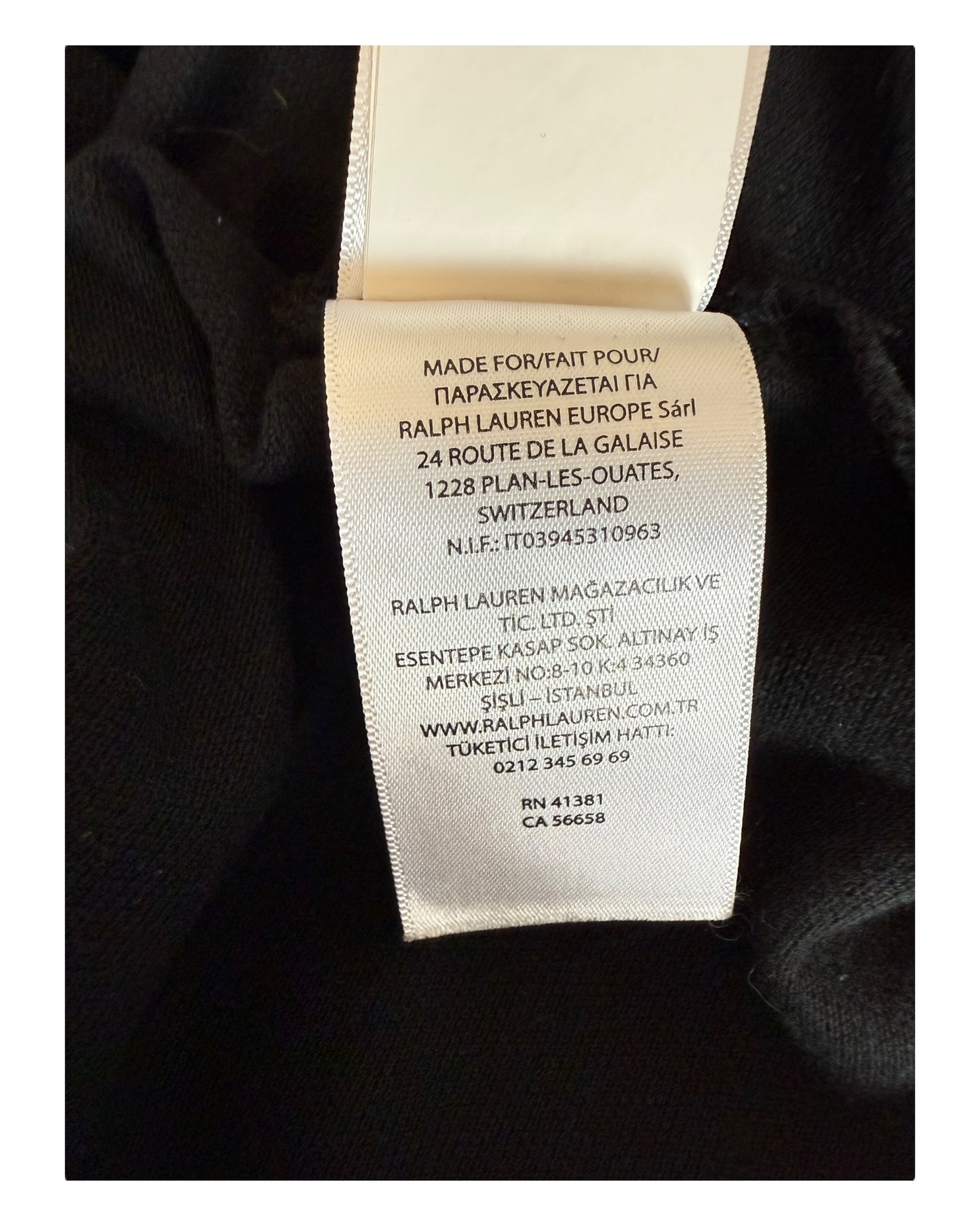 Polo Ralph Lauren Poloshirt schwarz Größe M