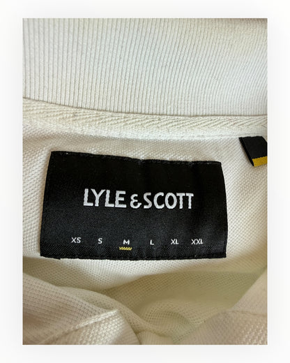 Lyle and Scott Poloshirt weiß Größe M