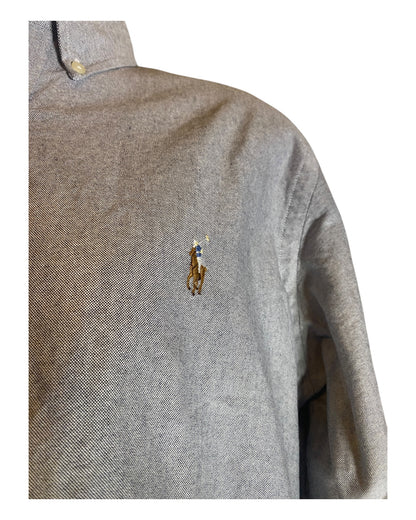 Polo Ralph Lauren Oxfordhemd grau Größe L