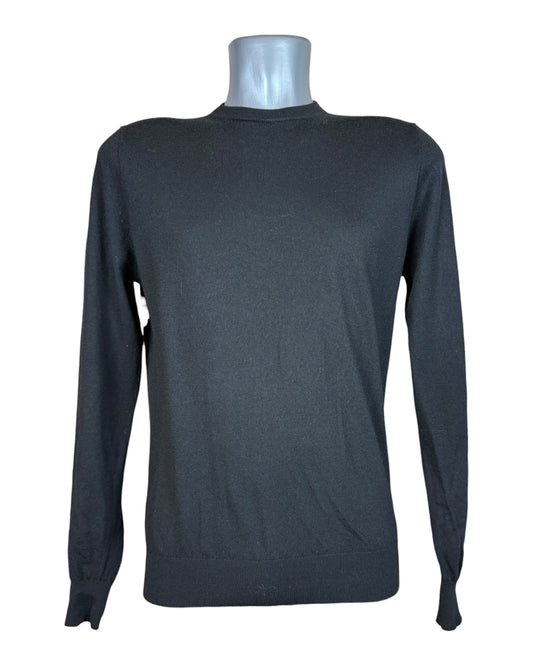 Suit Supply Pullover Merinowolle schwarz Größe M