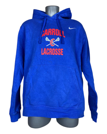 Nike Carroll Lacrosse Hoodie blau Größe L
