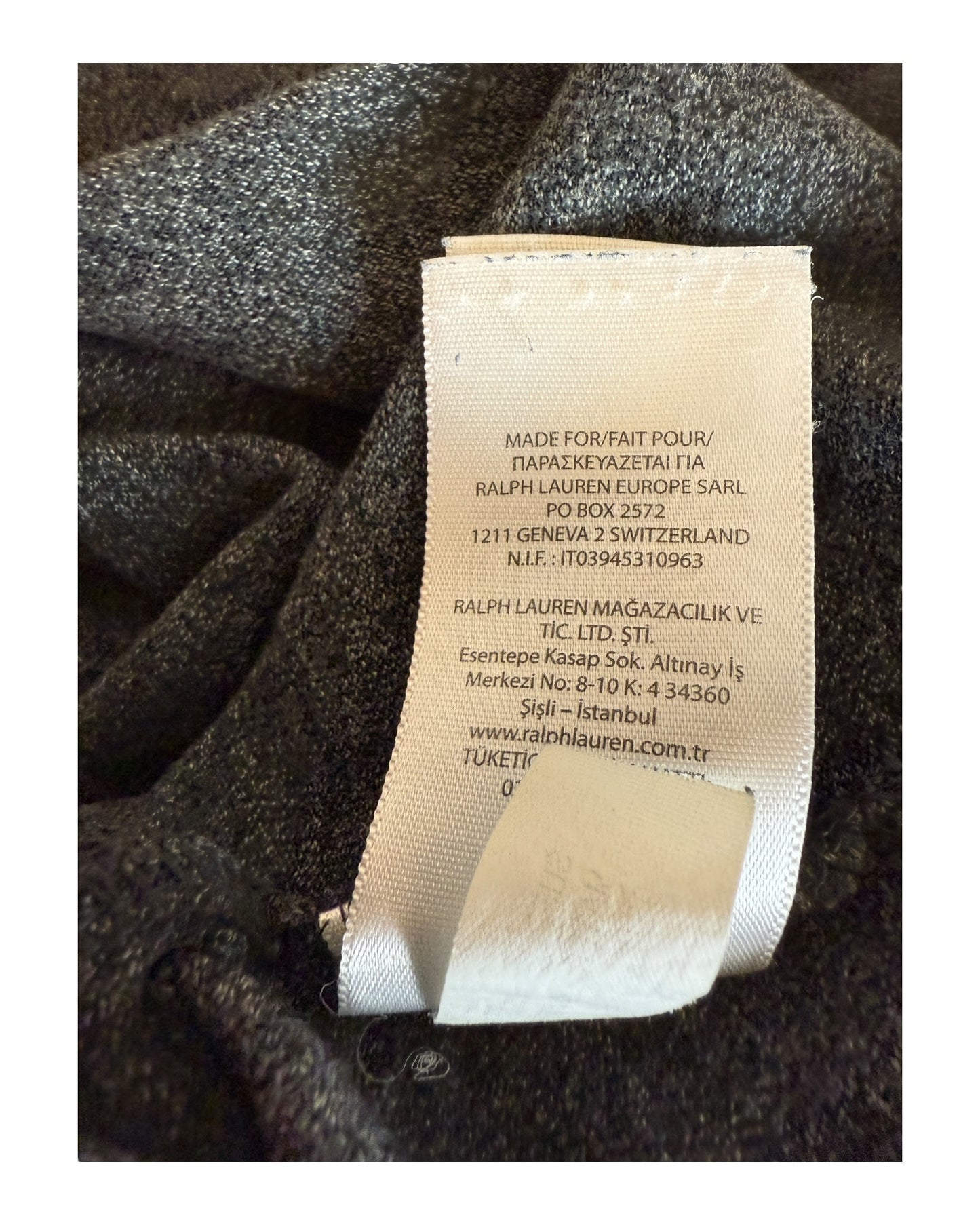 Polo Ralph Lauren Poloshirt grau Größe M