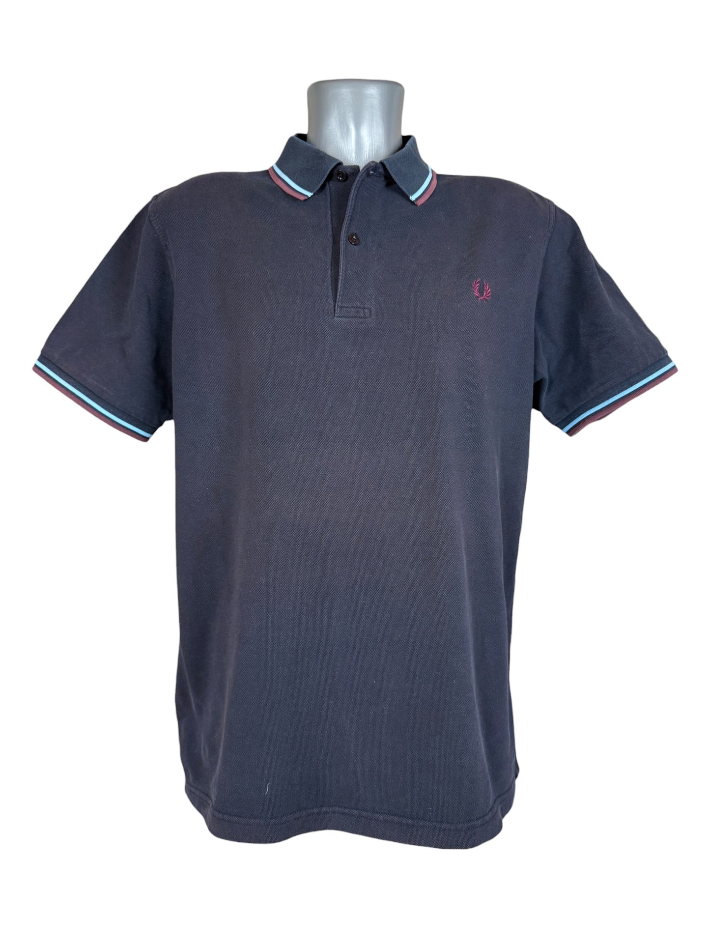 Fred Perry Poloshirt schwarz Größe L