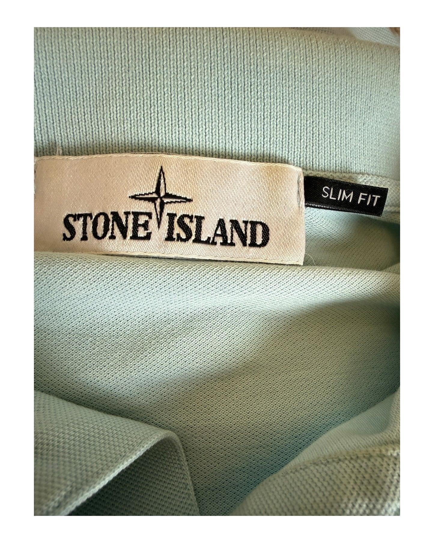 Stone Island Poloshirt türkis Größe M
