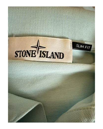 Stone Island Poloshirt türkis Größe M