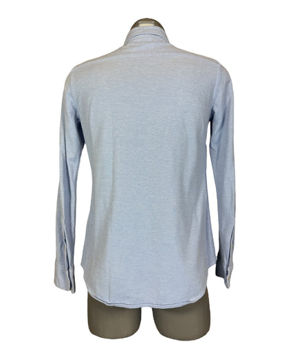 Polo Ralph Lauren Knit Oxford Bluse hellblau Größe M