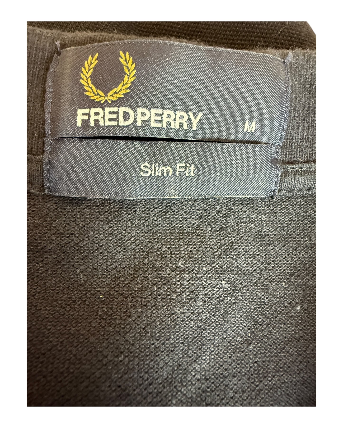 Fred Perry Poloshirt marineblau Größe M