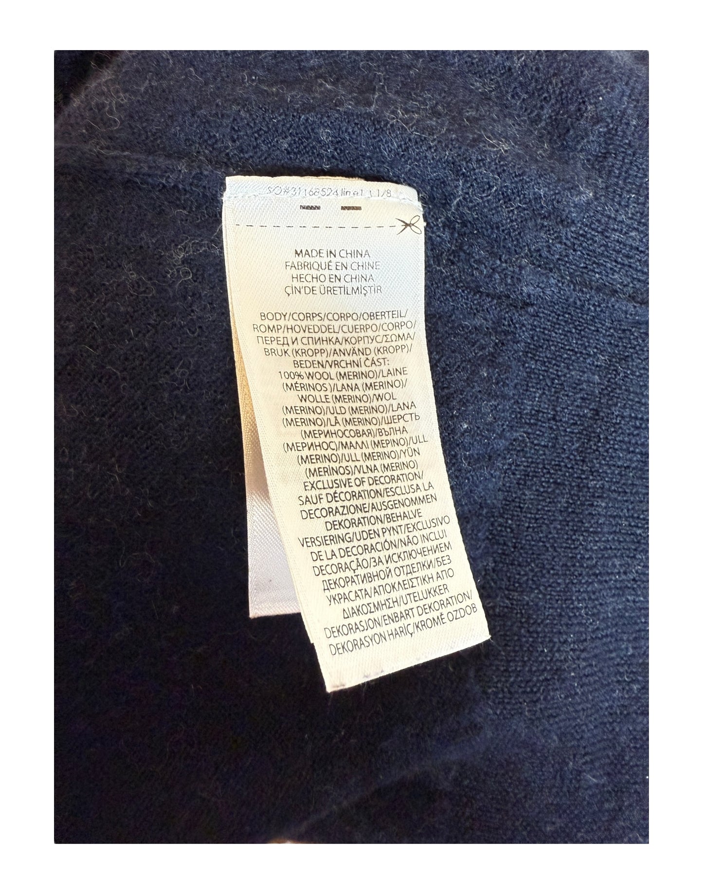 Polo Ralph Lauren Rollkragenpullover marineblau Größe L
