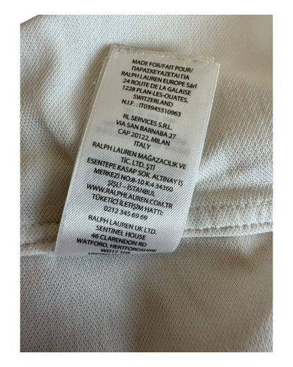 Polo Ralph Lauren Knit Oxfordhemd weiß Größe L
