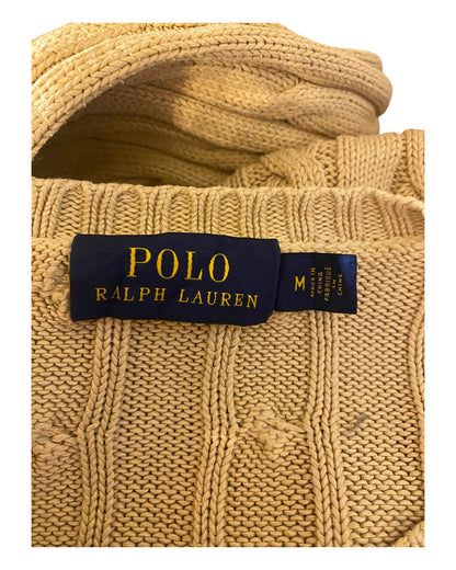 Polo Ralph Lauren Zopfmuster Pullover beige Größe M