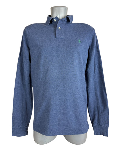 Polo Ralph Lauren langärmliges Poloshirt marineblau Größe M