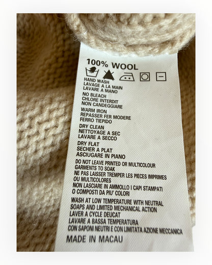 Napapijri Half Zip Pullover beige Größe M