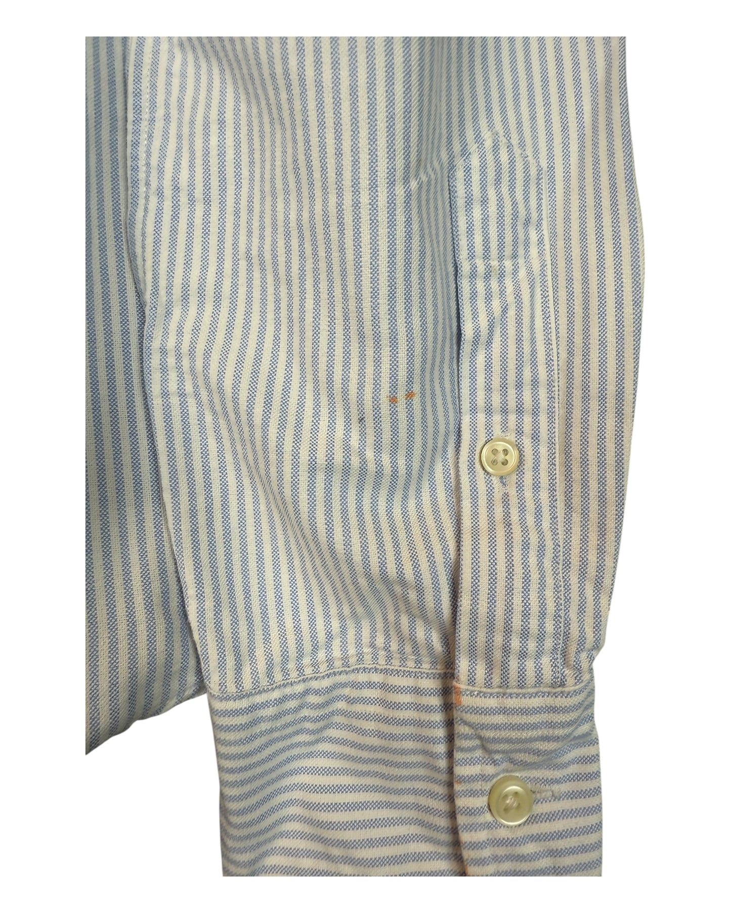 Polo Ralph Lauren Oxford Bluse hellblau weiß gestreift Größe M